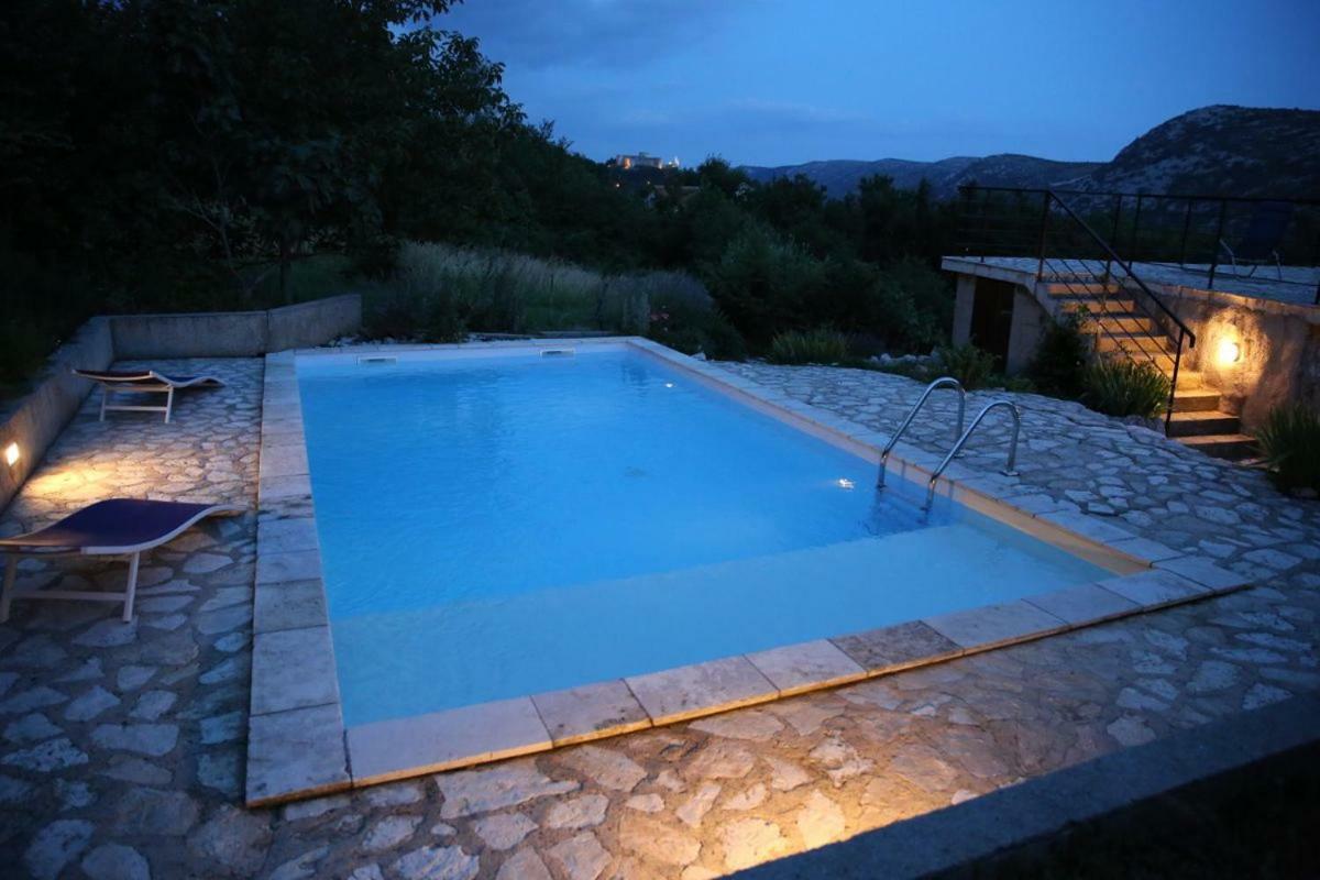 Abeona Mediterranean Villa Drivenik エクステリア 写真